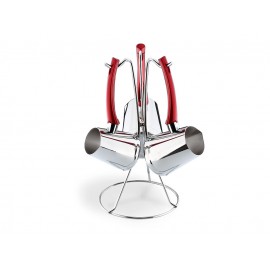 Cezve Seti - Renkli Kulp Piramit