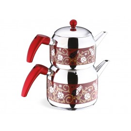 Tuana Dekorlu Çaydanlık Aile