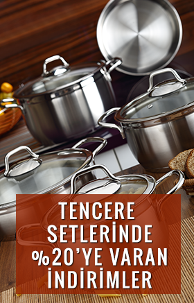 Tencere Setlerinde İndirim